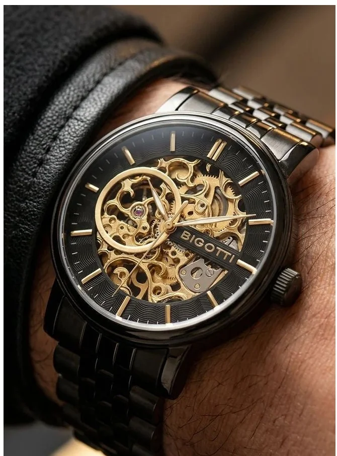 BIGOTTI Bigotti - Raffinato Men Watch | Stainless SteelSteel Case | Analog | Round Dial | Mineral Glass | Automatic | Water Resistant 50 Meters