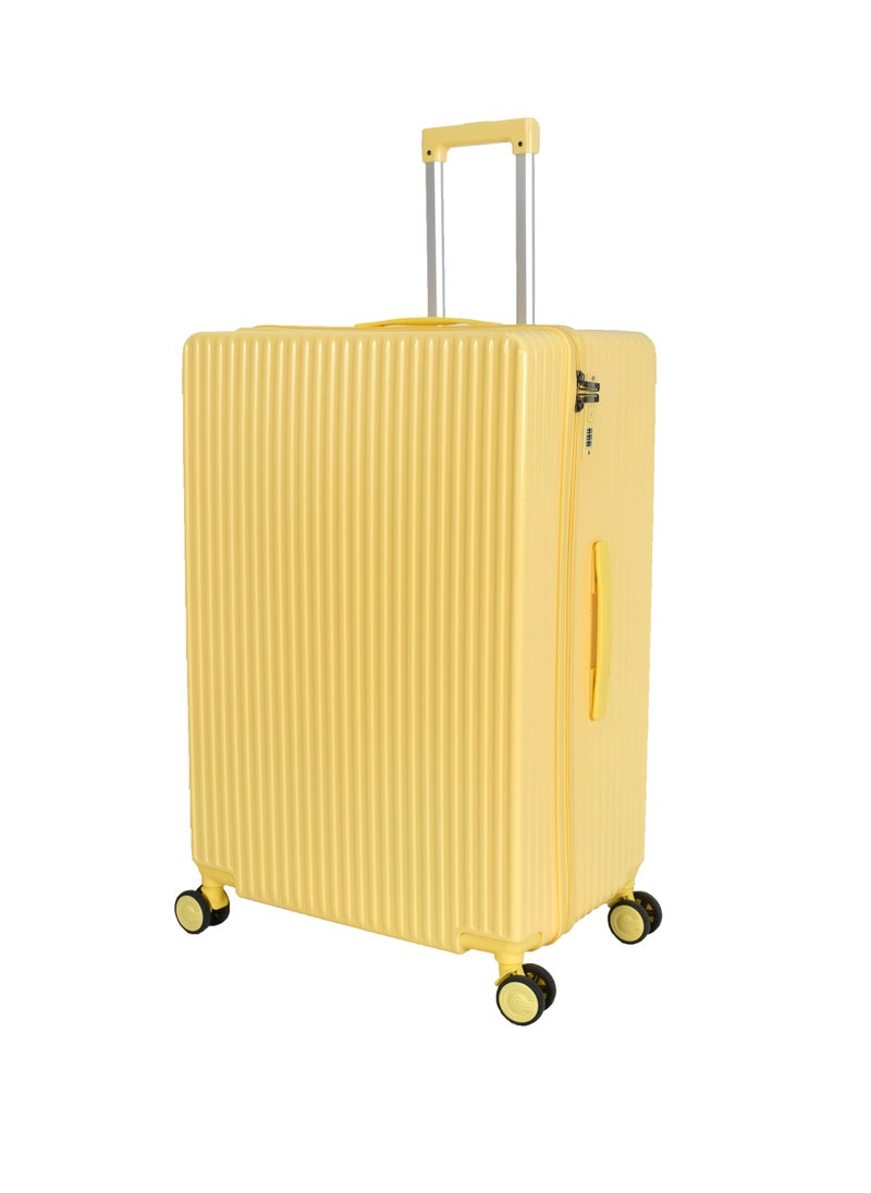 MORANO - 3-Piece Unisex Morano Travel Luggage Trolley Set Yellow - Image 1