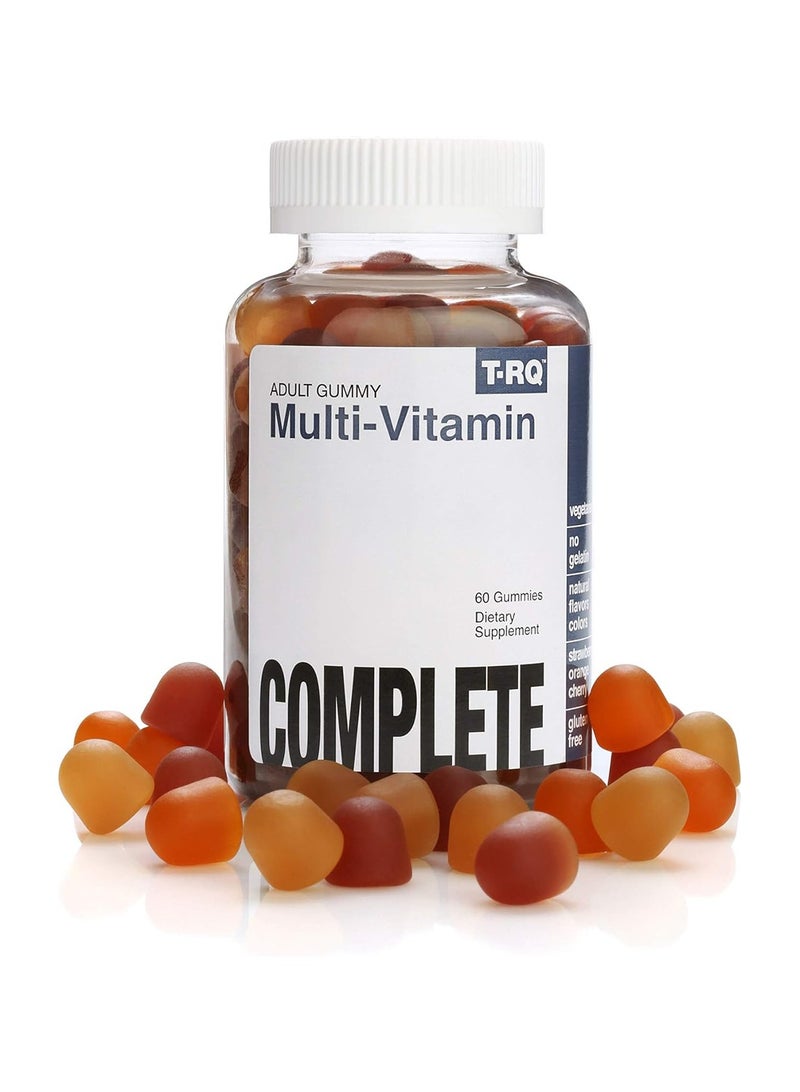 TRQ Chewable Multivitamin Candy for Adults 60 Tablets