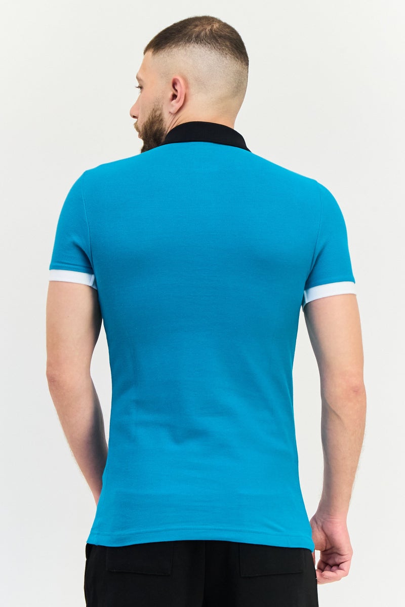 PUMA Men Sportswear Fit Short Sleeves Outdoor Polo Shirt, Multicolor - Image 2