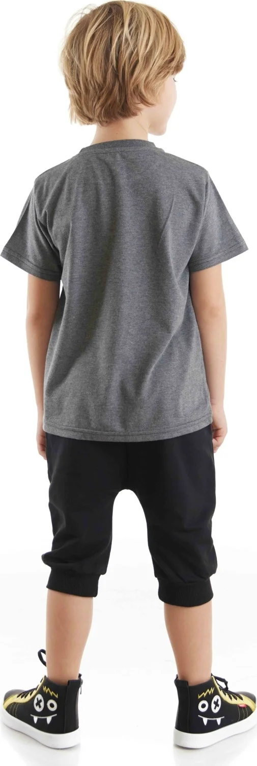 Denokids Summer Fun Boy T-shirt Capri Shorts Set