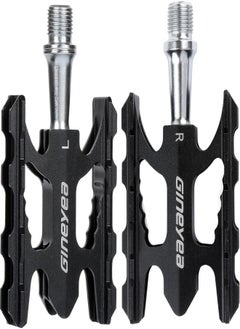 Generic Mini Size Bicycle Pedals with Aluminium Alloy Bicycle Foot Pedals and Titanium axle for MTB and Road Bike , Kids Sized Bike Pedals, Youth Bicycle Pedal Non-Slip, 3 Bearings  - Image 1