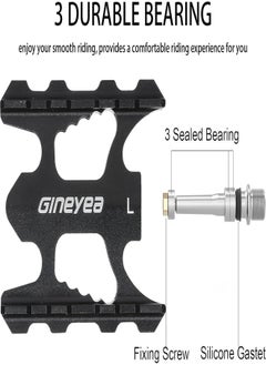 Generic Mini Size Bicycle Pedals with Aluminium Alloy Bicycle Foot Pedals and Titanium axle for MTB and Road Bike , Kids Sized Bike Pedals, Youth Bicycle Pedal Non-Slip, 3 Bearings  - Image 3