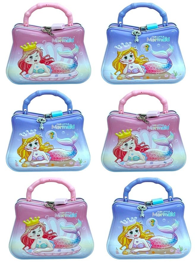 Tera13 TERA 13 Mermaid Money Bank for Girls, Mermaid Piggy Bank, Saving Box, Mermaid Lock Piggy Bank, Girls Money Bank, Mermaid Coin Box for Kids Return Gifts for Kids (1 pcs) - Image 4
