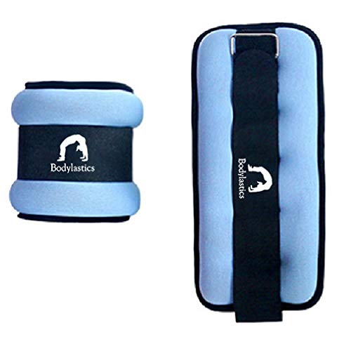 Bodylastics Ankle & Wrist Weights Pair 1.5kg each (1.5kg x 2pcs) for Legs & Arms, Neoprene Adjustable Strap for Men & Women, Soft & Durable for Fitness, Walking, Jogging, Gym & Strength Training - Image 1