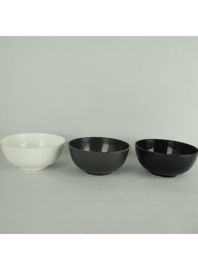 ماكس بلاست طقم أطباق بلاستيك عميقة بألوان متنوعة - 6 قطع - Image 3