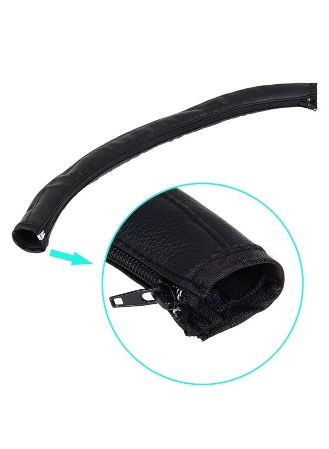 ROMIRUS Handle Sleeve Cover for Babyzen YOYO2 YOYO Strollers Artificial Leather Black - Image 3