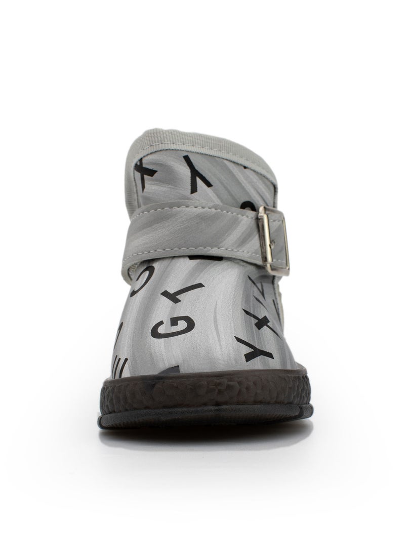 Lucky Kids - Lucky Kids Baby Boys Girls High Top Ankle Synthetic Leather Soft Rubber Sole Anti-Slip Toddler Winter Boots - Image 1