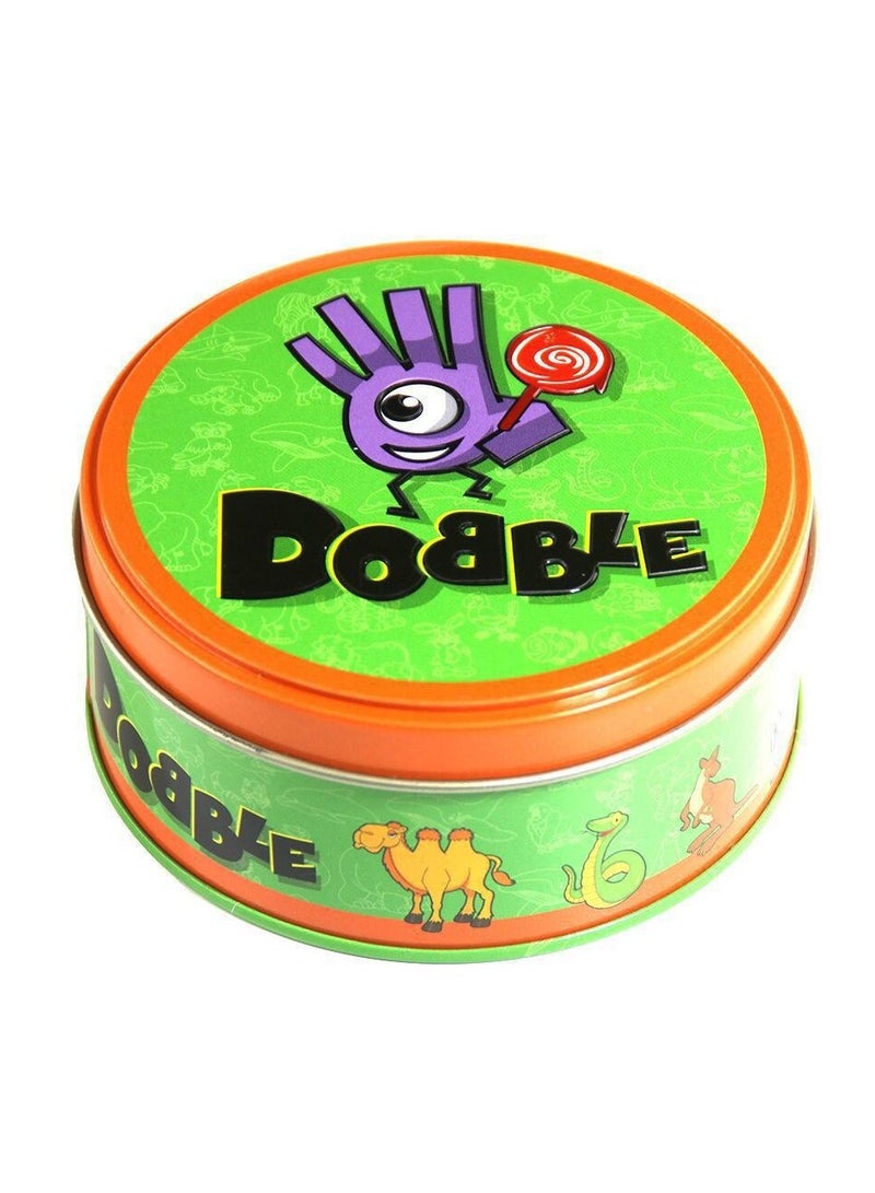 DOBBLE Spot it Card Game Includes 5 Mini- Games For Children And Adults 9.5x9.5x4.5cm