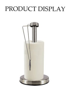 DUNISO Toilet Paper Holder Stand, Stainless Steel Kitchen Tissue Roll Holder, Floor Standing Toilet Paper Roll Dispenser, Table Top Detachable Tissue Holder, Rust Proof, Not Easily Deformed, Suitable For Bathrooms, Rooms, Kitchens, And Restaurants，15*34cm  - Image 5