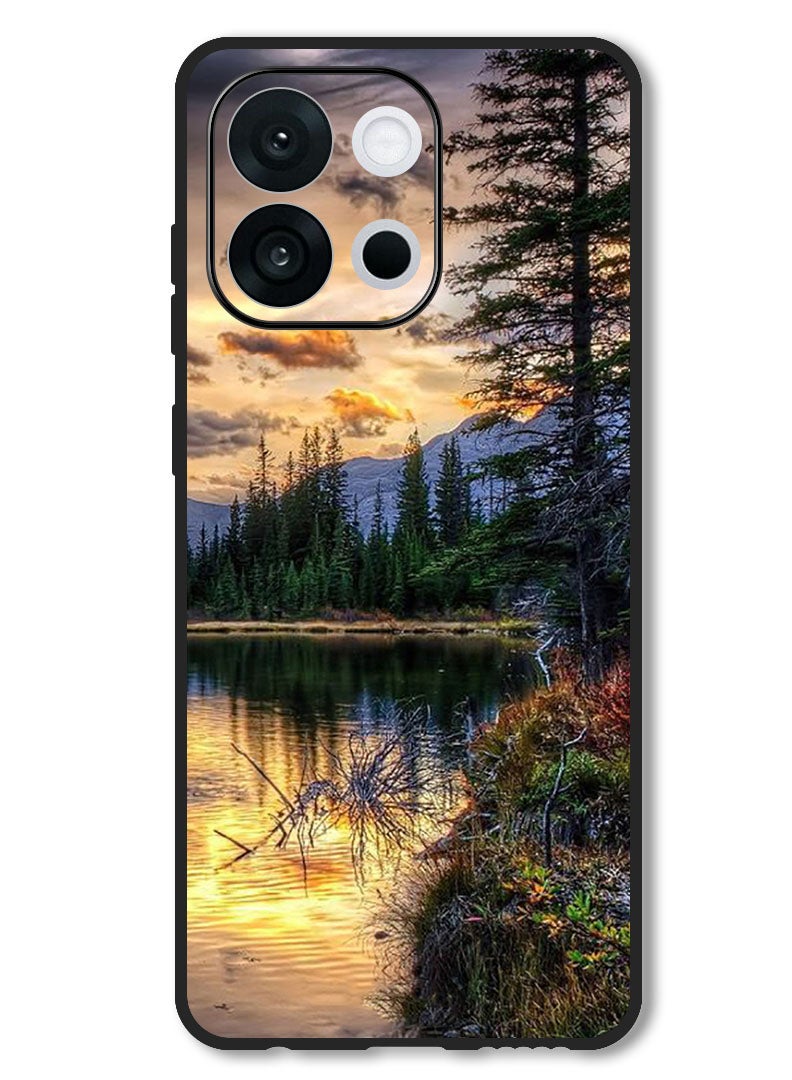 Theodor Case Compatible with OnePlus 13T 6.32 Inch Protection Shockproof Bumper Cover Nature - Image 1