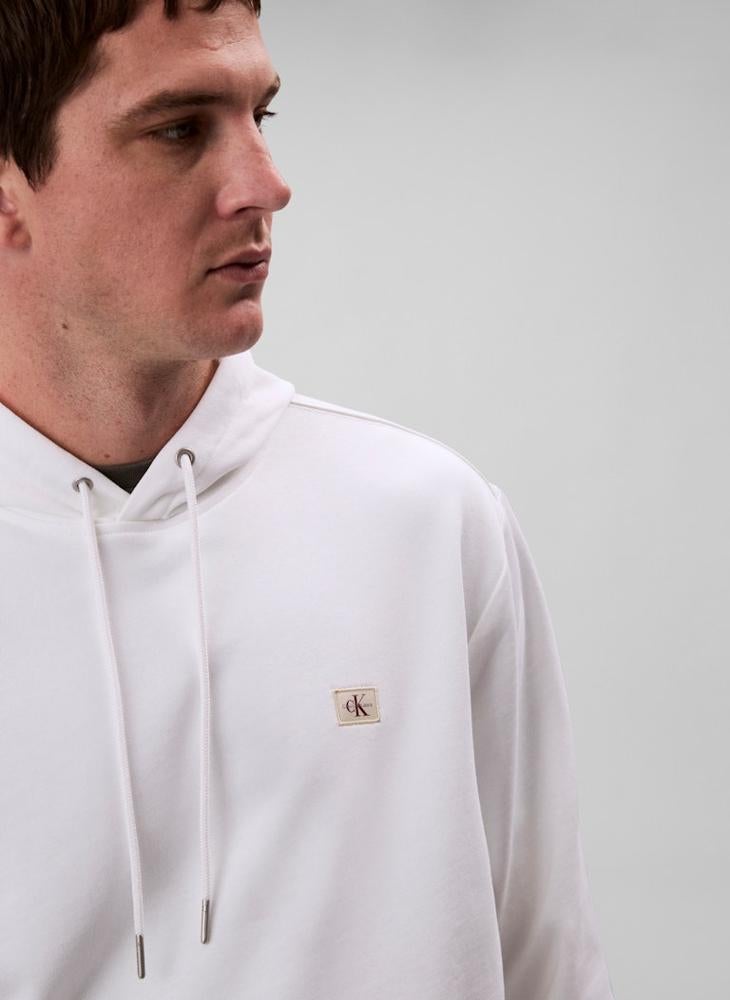 Calvin Klein Jeans Cotton Terry Badge Hoodie  - Image 3