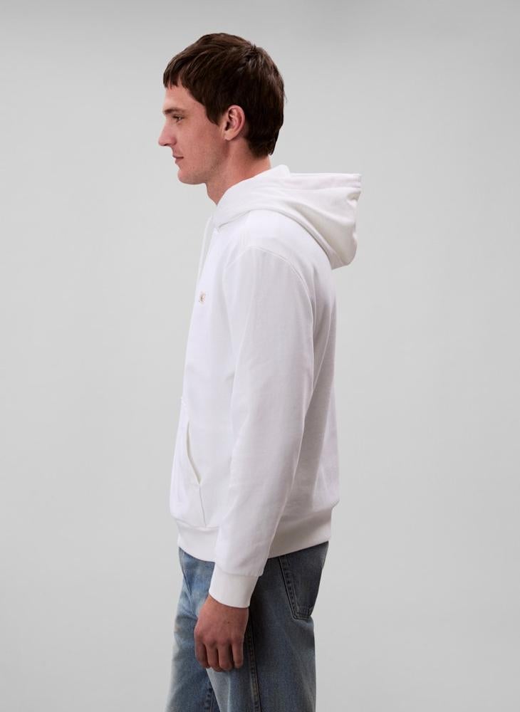 Calvin Klein Jeans Cotton Terry Badge Hoodie  - Image 4
