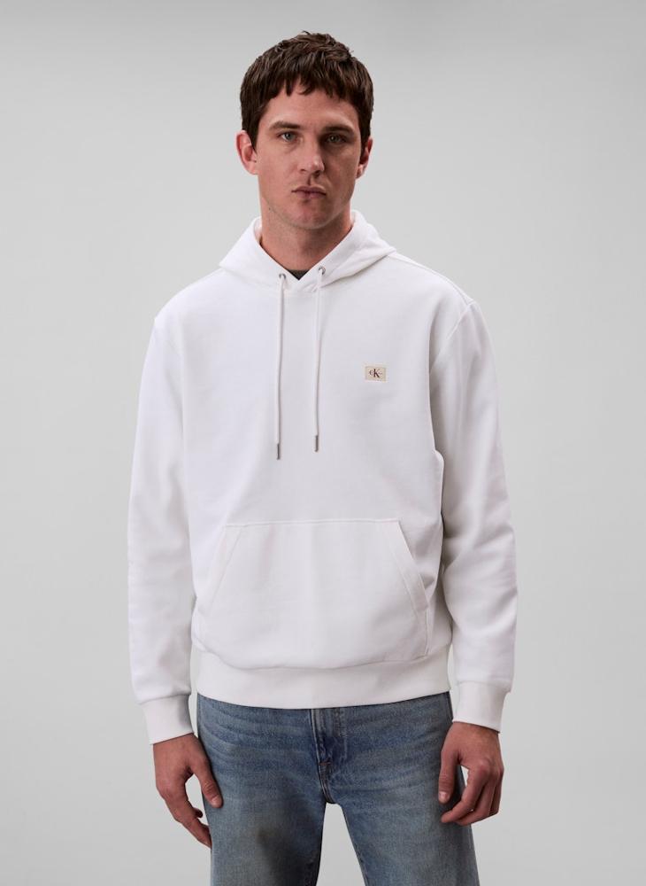 Calvin Klein Jeans Woven Label Terry Hoody - Image 1