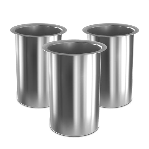 Reluen حامل أدوات المطبخ من الفولاذ المقاوم للصدأ - 3 قطع - 5.5 × 4.5 بوصة - Image 1