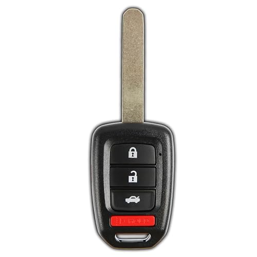 KeylessOption Key Fob Replacement for 2016 2017 2018 2019 2020 Honda Accord Civic Keyless Entry Remote, 4-Button MLBHLIK6-1TA - Image 1