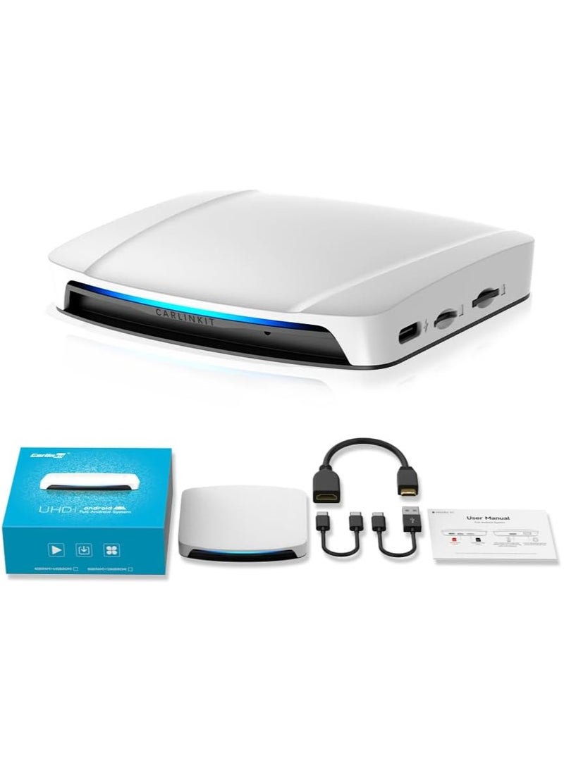 Carlinkit - 2024 Tbox UHD Android 13 CarPlay AI Box with HDMI Output for OEM Wired CarPlay and Wired Android Auto 8GB+128GB - Image 1
