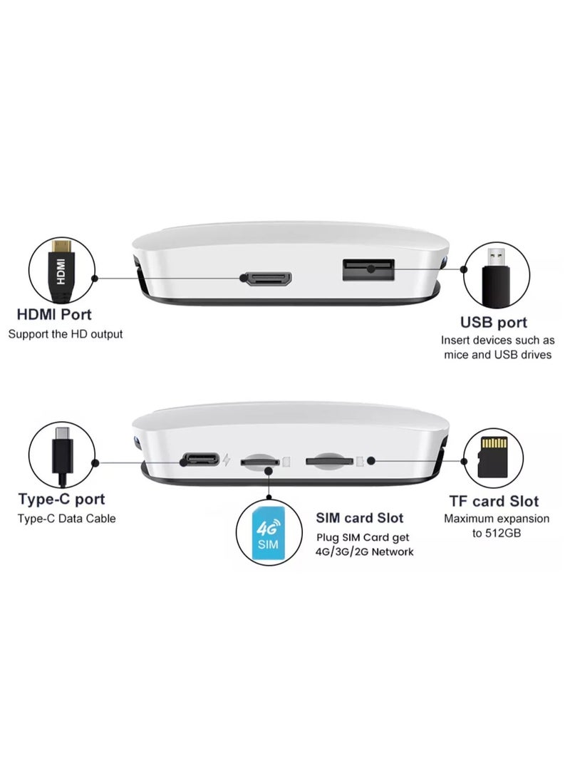 Carlinkit - 2024 Tbox UHD Android 13 CarPlay AI Box with HDMI Output for OEM Wired CarPlay and Wired Android Auto 8GB+128GB - Image 1