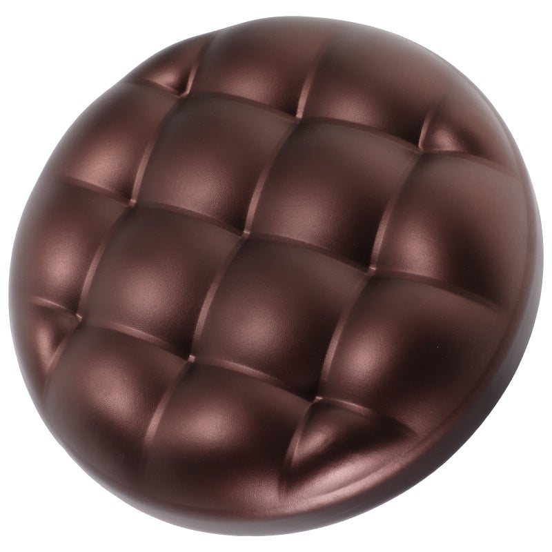 Round Replacement Seat Stool Padded PU Seat Cushion Leather Cover Seat Stool Pad - Image 1