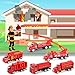 Bloolilies 6 Pack Diecast Fire Truck Toy Mini Alloy Fire Trucks for Toddlers 35 Firetruck City Emergency Car Toys Set for Kids Boys Age 3 4 5 6 7 Years Old Goodie Bag Stuffers Birthday Easter Gifts - Image 4