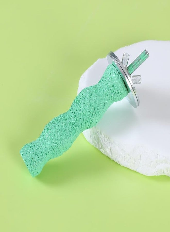 يافيجي حجر طحن منقار الطيور YAFIYGI مع جرس، كتلة من الحمم البركانية، مكمل غذائي بالكالسيوم، لعبة مضغ للببغاوات، مناسبة للببغاوات الرمادية الأفريقية، الكوكاتيل، الهامستر، الشنشيلة، تقليم منقار الطيور، معدن للمضغ داخل قفص الطيور - Image 2