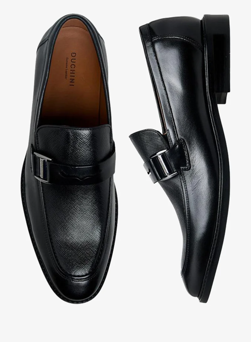 DUCHINI BLACK Men's Slip-On Loafers for Men | Best Price UAE