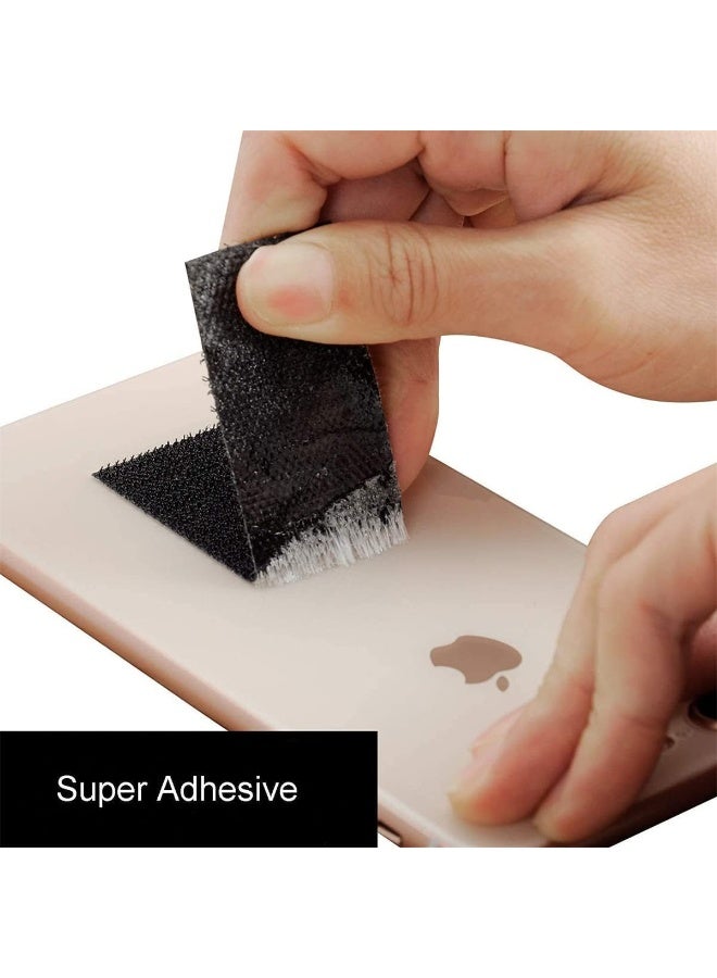 Beauenty 20 Pcs 50x100mm Hook and Loop Tape Strips, with Adhesive Sticky Back Fastener, Heavy Duty Double Side Mounting Tape Industrial Strength Interlocking Tape for Home School Office - Image 3