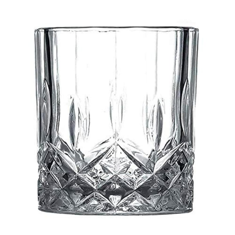 SkyKey Imported Transparent Tableware Classic Designer Crystal Touch Glass Set of 6 - Image 2