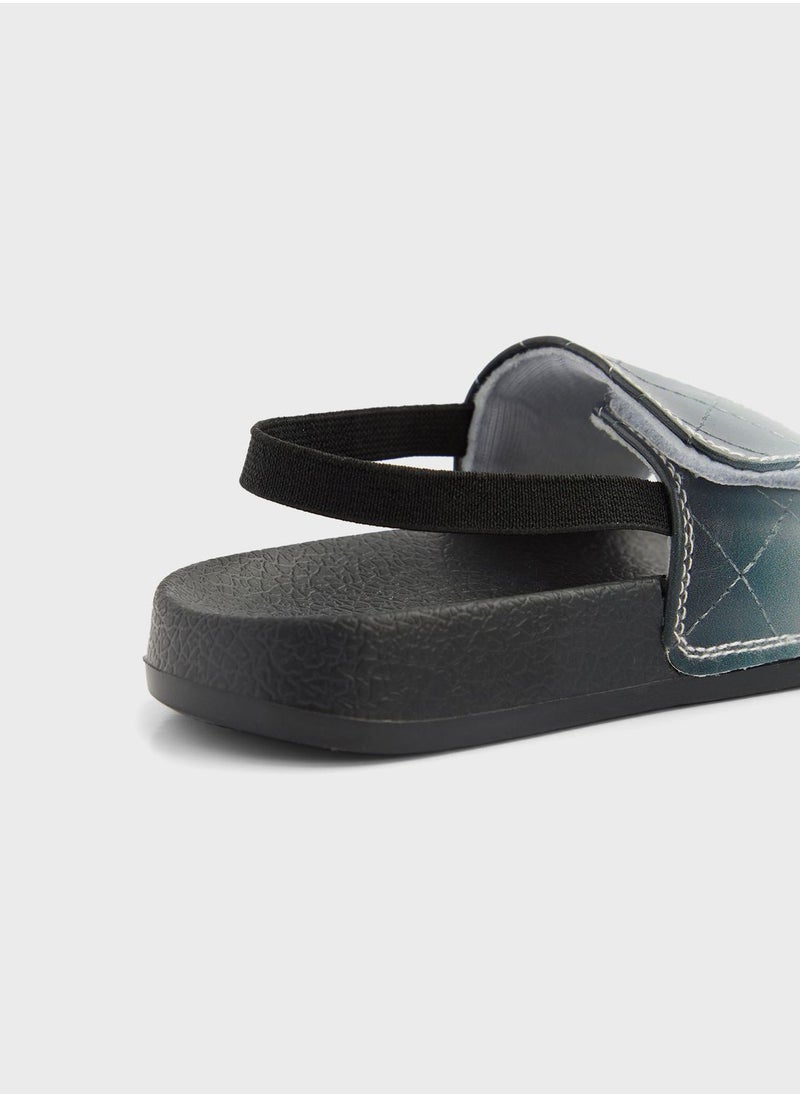 mothercare Kids Tie Dye Slides  - Image 3