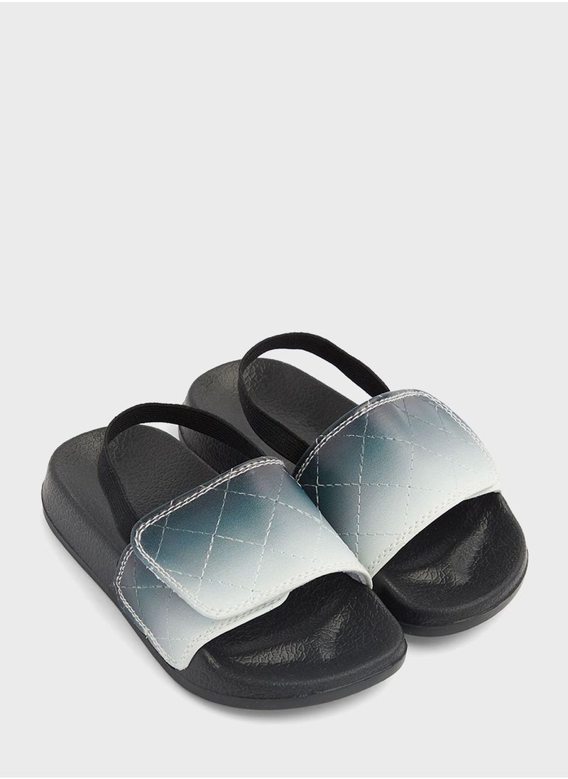 mothercare Kids Tie Dye Slides  - Image 2