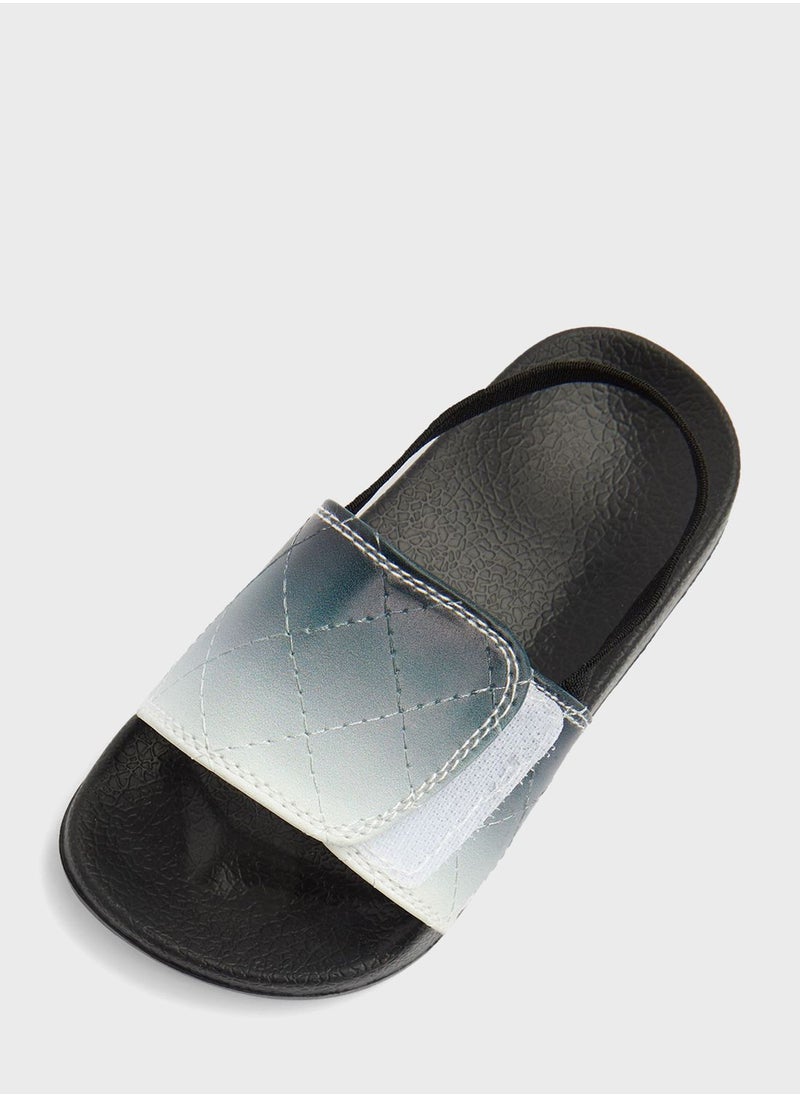 mothercare Kids Tie Dye Slides  - Image 4