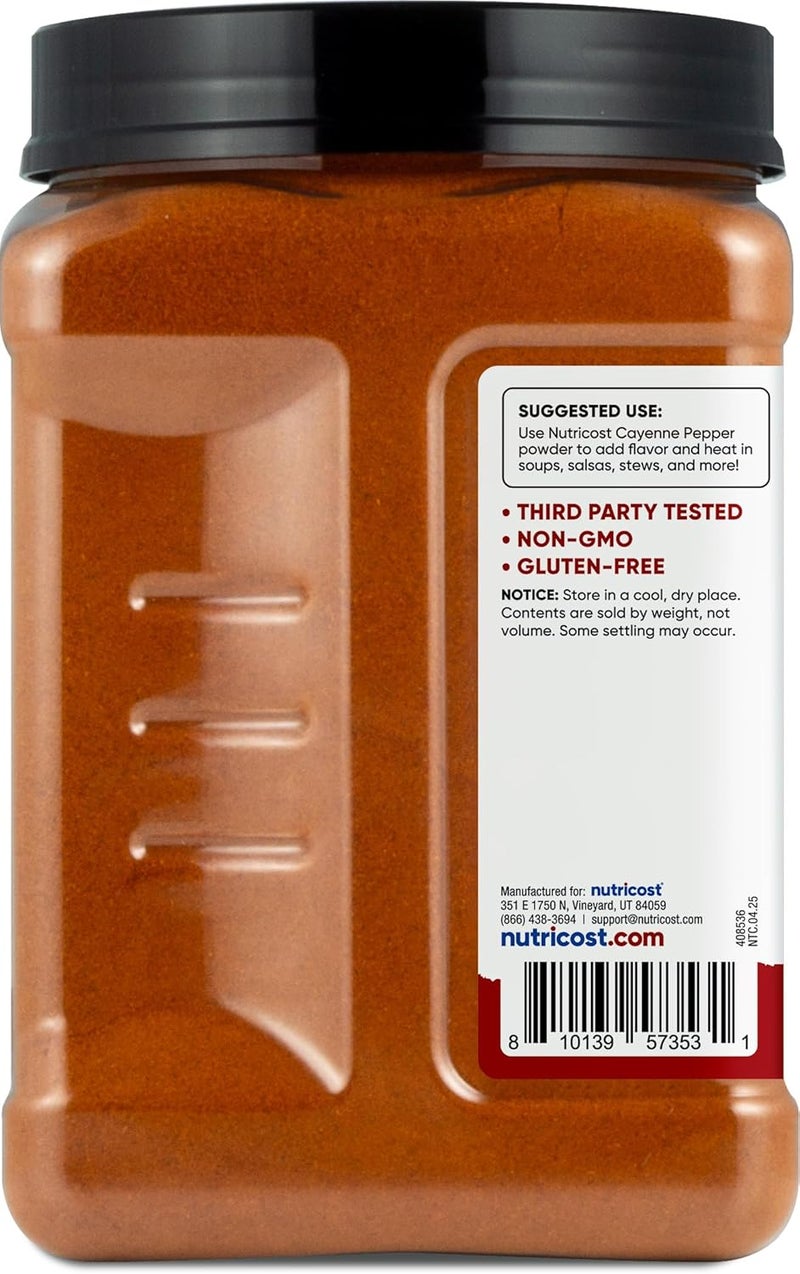 Nutricost Cayenne Pepper Powder - 2 Pounds - Image 5