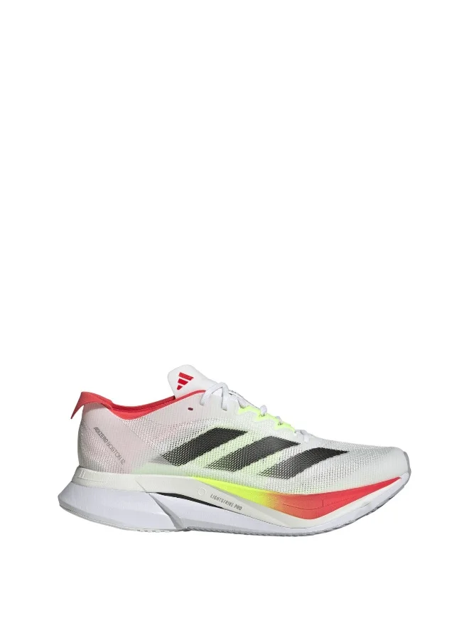 Adidas Adidas Adizero Boston 12 M White Running Shoes For Men 6.5