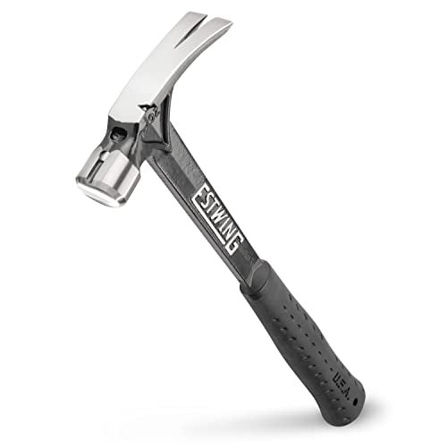 ESTWING Ultra Series Hammer - 15 oz Rip Claw Framing Hammer with Smooth Face & Shock Reduction Grip - EB-15S - Image 1