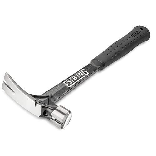 ESTWING Ultra Series Hammer - 15 oz Rip Claw Framing Hammer with Smooth Face & Shock Reduction Grip - EB-15S - Image 2