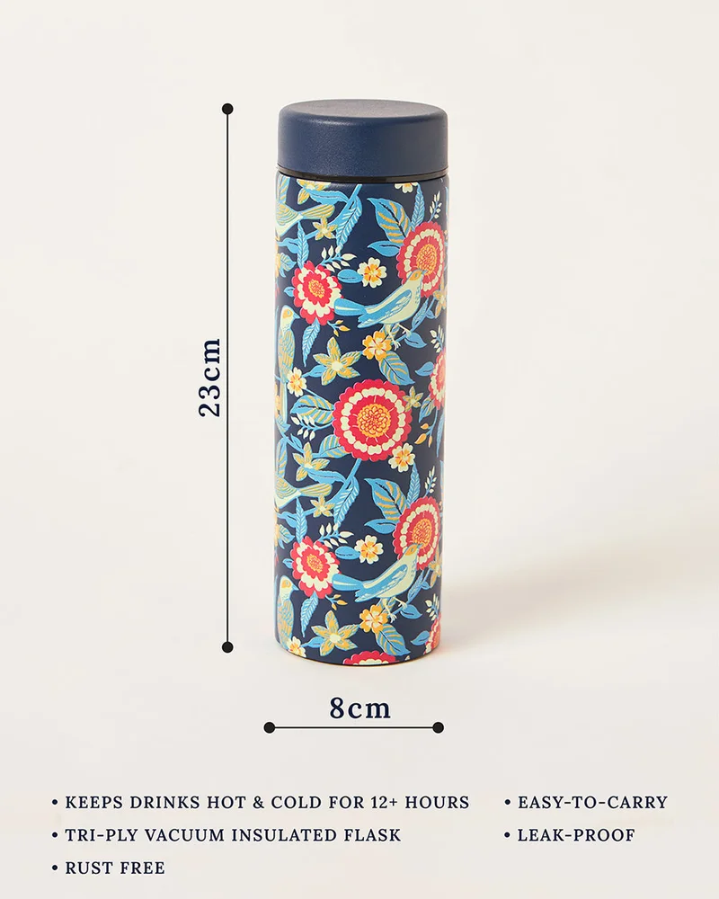 Chumbak Around the World Thermos Bottle, 500ml