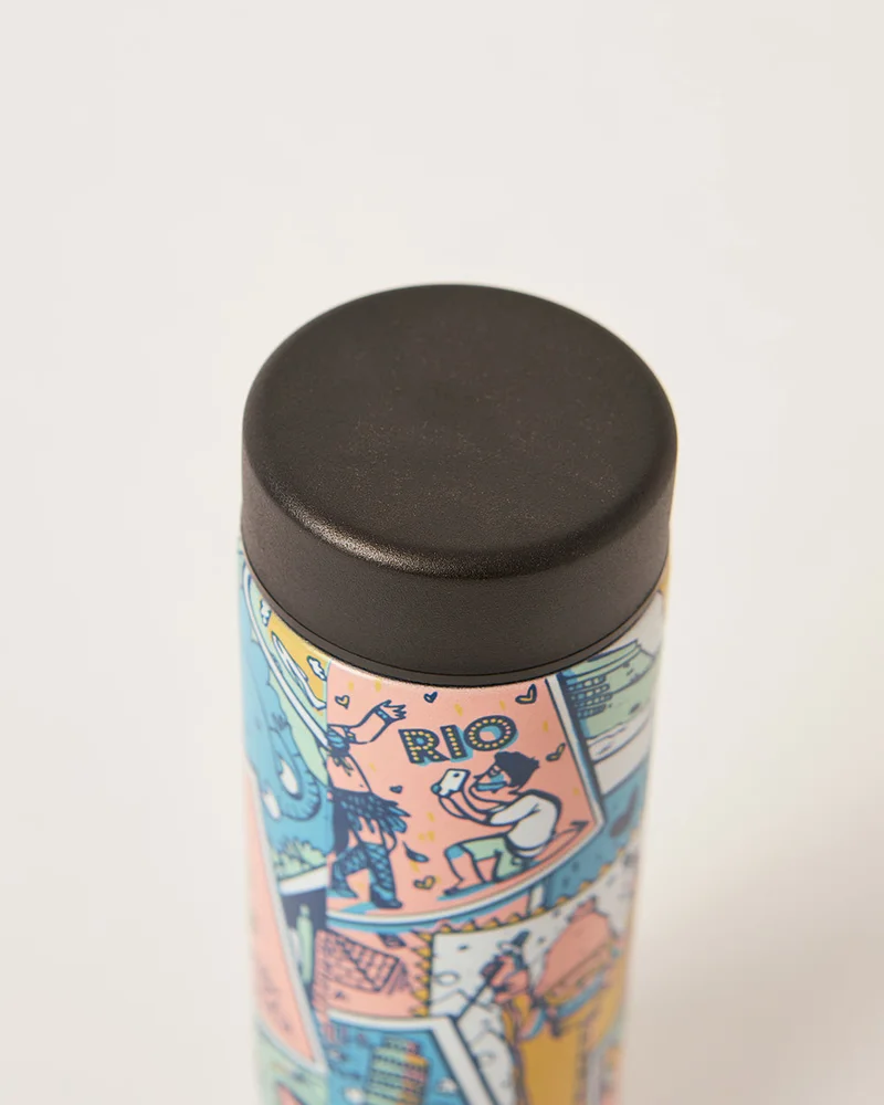 Chumbak Around the World Thermos Bottle, 500ml