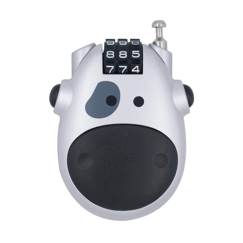 Birud Multipurpose Security Number Digit Mini Cable Bicycle Bike Cycle Helmet Luggage Suitcases Backpacks Keypad Lock Heavy Duty Wire Adjustable Alloy - Image 1