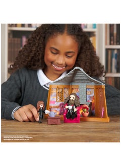 WIZARDING WORLD Harry Potter, Magical Minis Hagrid’S Hut Playset With 2 Figures And 9 Doll Accessories, Kids Toys For Ages 6 And Up  - Image 3