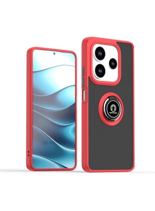 حافظة متوافقة مع جهاز Xiaomi Redmi Note 14 5G، مع حامل خاتم، حافظة مقاومة للصدمات من مواد PC + TPU، غطاء حماية شفاف مبطن للهاتف Redmi Note 14. - pzsku/Z19C34307C7E07EA07C67Z/45/_/1733886770/41f3fb6d-5f3e-4e6f-8094-46b6308fa6b5