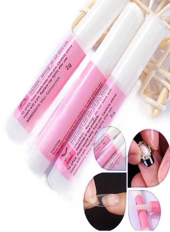 Keli 10 Pcs Professional Nail Glue for Press On & Artificial Nails | Super Strong Bond Mini Nail Adhesive for Fake Nails, Acrylic Nail Tips Extensions & Nail Art | Quick Dry & Long Lasting Hold - Image 4