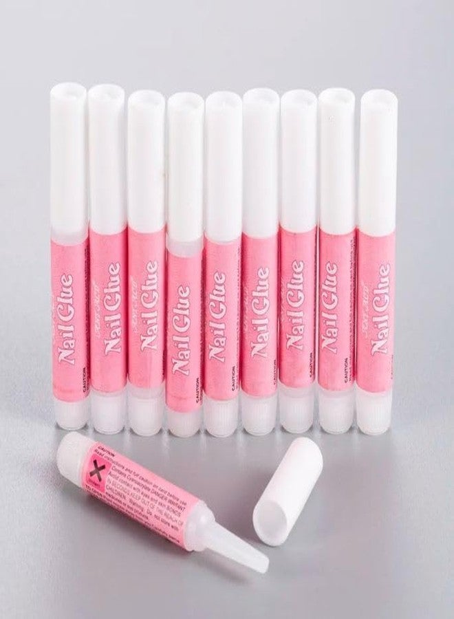 Keli 10 Pcs Professional Nail Glue for Press On & Artificial Nails | Super Strong Bond Mini Nail Adhesive for Fake Nails, Acrylic Nail Tips Extensions & Nail Art | Quick Dry & Long Lasting Hold - Image 5