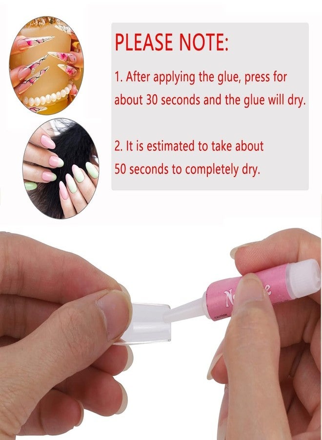 Keli 10 Pcs Professional Nail Glue for Press On & Artificial Nails | Super Strong Bond Mini Nail Adhesive for Fake Nails, Acrylic Nail Tips Extensions & Nail Art | Quick Dry & Long Lasting Hold - Image 3