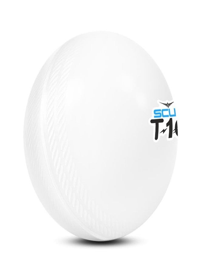 SCUD T10 PVC Wind Ball for Practice | Indoor & Outdoor Soft Training Cricket Ball for Coaching & Daily Practice | Lightweight 80-85 g Durable PVC Construction (Pack of 3pc Balls, White) - Image 2