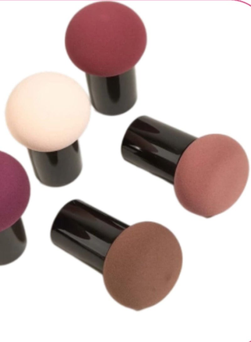 Set of 5 Foam Fponges in the Shape of a Mushroom Head - Image 5