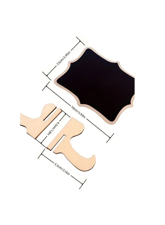 10 مجموعات من لوحة عرض معلومات المطبخ الصغيرة مع حامل لديكور الحفلات - Image 4