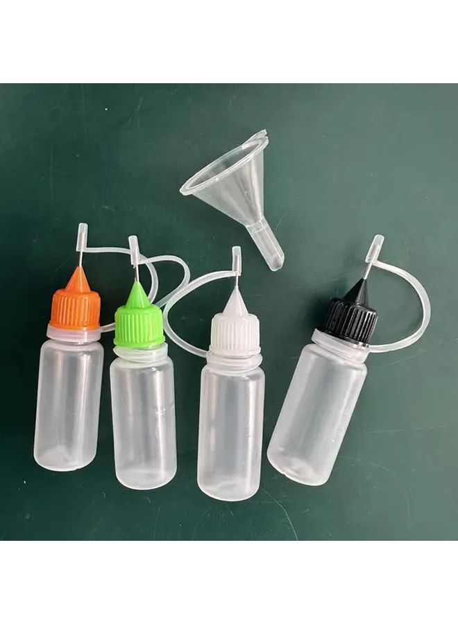 50 Pack Precision Tipped Liquid Bottles 0.34 Ounces With Mini Funnel - Image 3