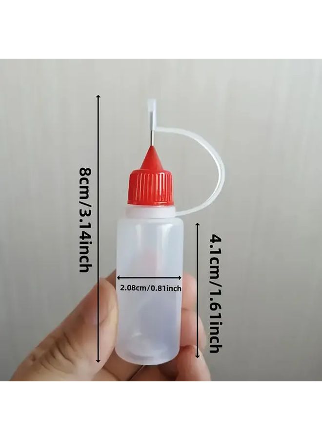 50 Pack Precision Tipped Liquid Bottles 0.34 Ounces With Mini Funnel - Image 2