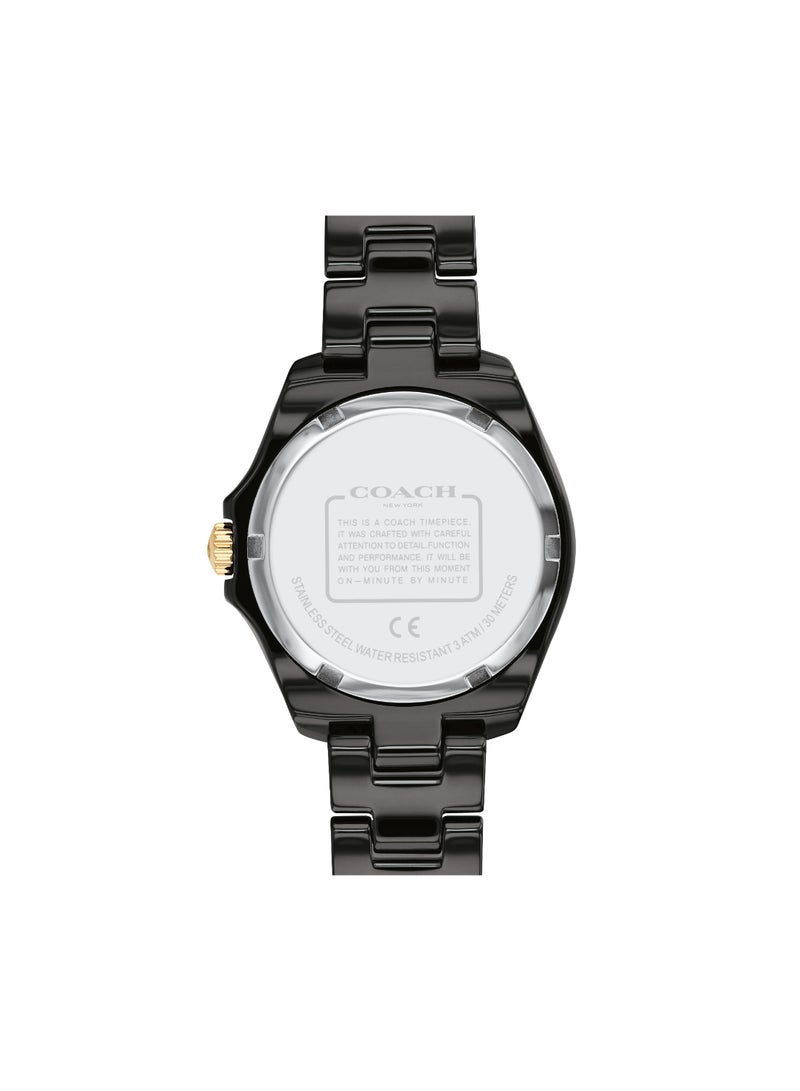 Coach Three-Hand for Women  Collection with Black Ceramic Bracelet - 14503461 - Image 1