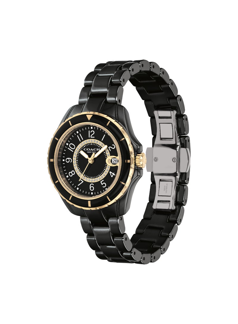 Coach Three-Hand for Women  Collection with Black Ceramic Bracelet - 14503461 - Image 2